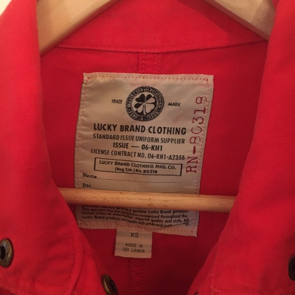 Red Linen Jacket - Picture 3 of 4